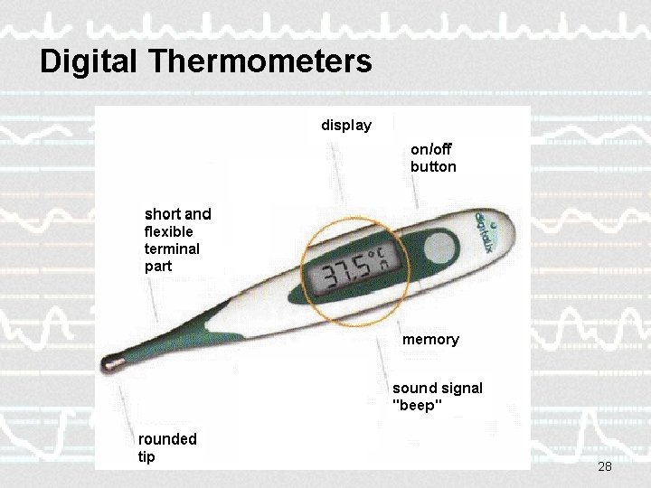 Digital Thermometers 28 