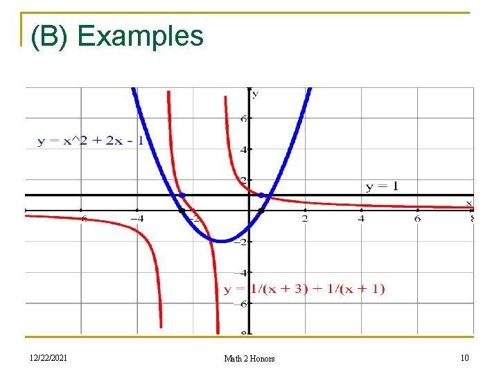 (B) Examples 12/22/2021 Math 2 Honors 10 