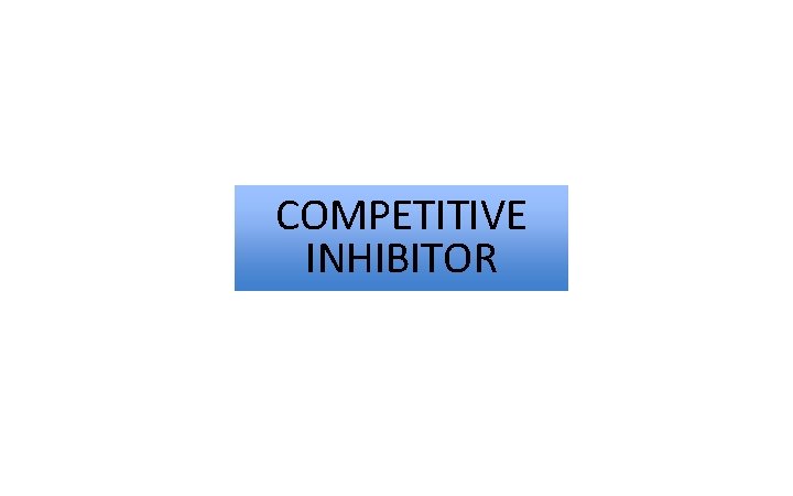 COMPETITIVE INHIBITOR 