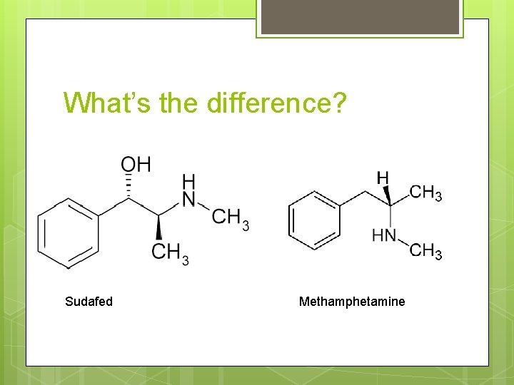 What’s the difference? Sudafed Methamphetamine 