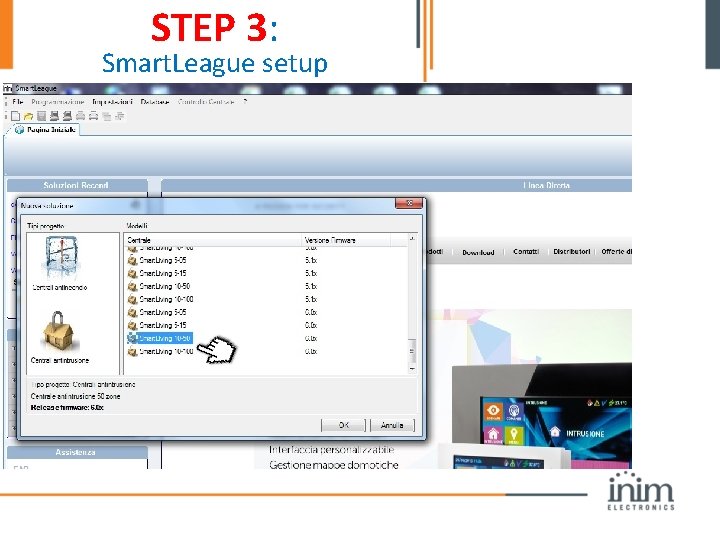 STEP 3: Smart. League setup 