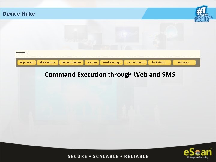 Device Nuke Command Execution through Web and SMS 