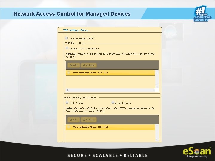Network Access Control for Managed Devices 