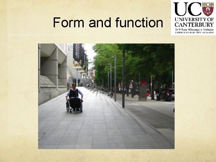 Form and function 