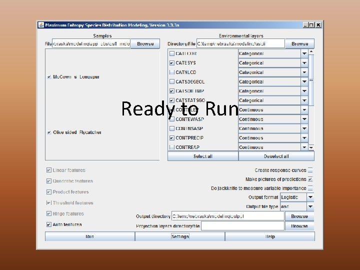 Ready to Run 