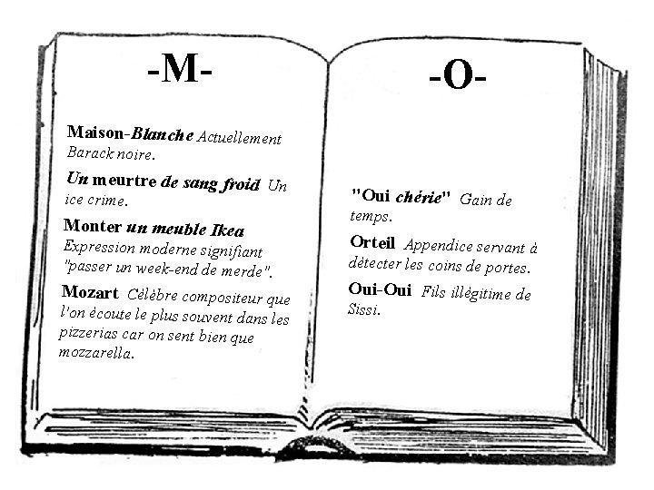 -M- -O- Maison-Blanche Actuellement Barack noire. Un meurtre de sang froid Un ice crime.