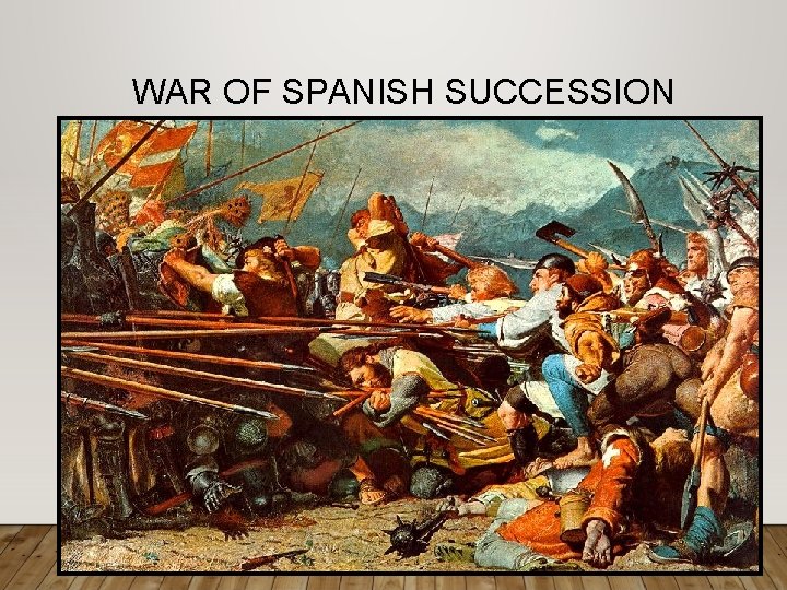 WAR OF SPANISH SUCCESSION 1701 -1714 