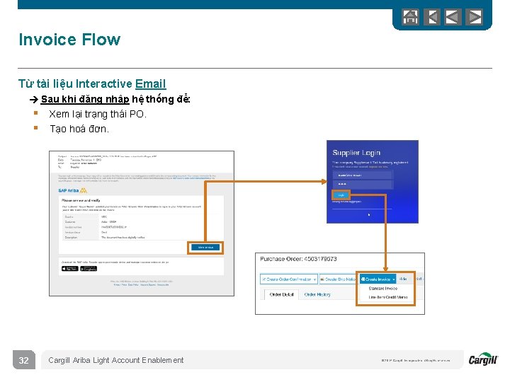 Invoice Flow Từ tài liệu Interactive Email Sau khi đăng nhập hệ thống để:
