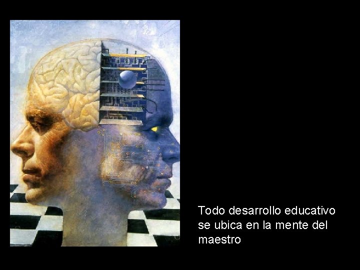 Todo desarrollo educativo se ubica en la mente del maestro 