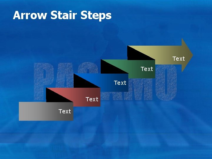 Arrow Stair Steps Text Text Arrow Stair Steps Text Text