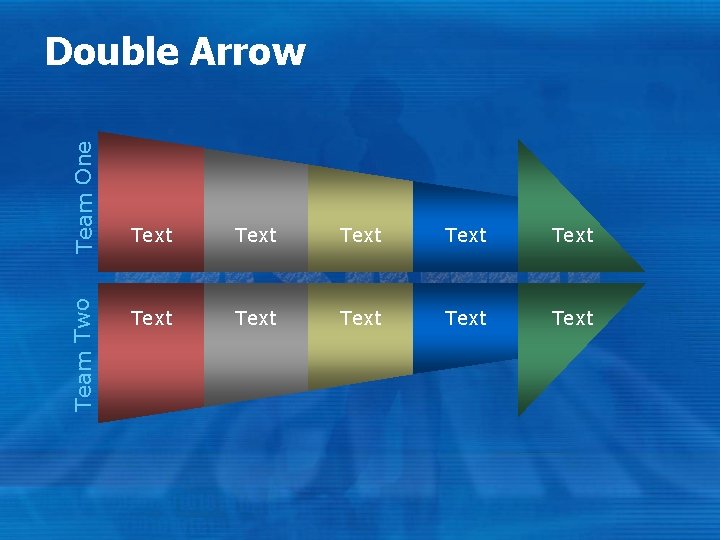Team Two Team One Double Arrow Text Text Text Team Two Team One Double Arrow Text Text Text