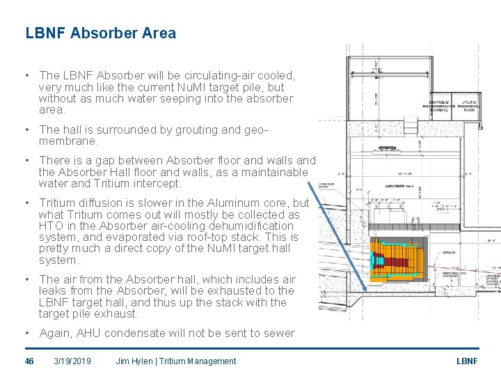 LBNF Absorber Area • The LBNF Absorber will be circulating-air cooled, very much like