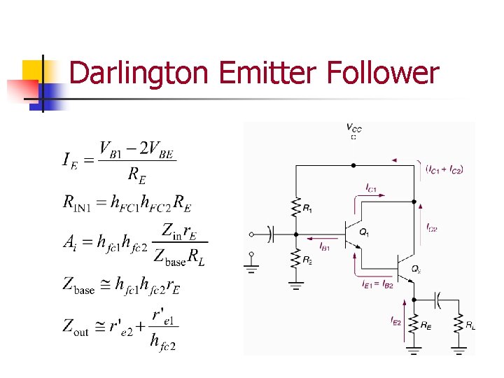 Darlington Emitter Follower 