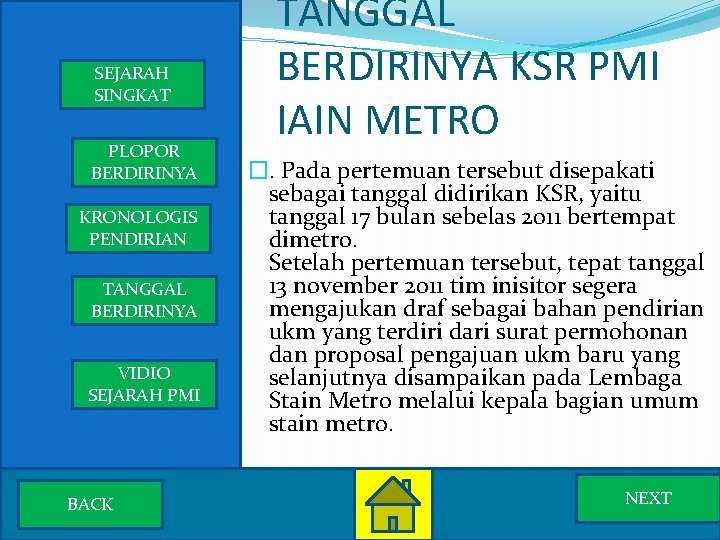 SEJARAH SINGKAT PLOPOR BERDIRINYA KRONOLOGIS PENDIRIAN TANGGAL BERDIRINYA VIDIO SEJARAH PMI BACK TANGGAL BERDIRINYA