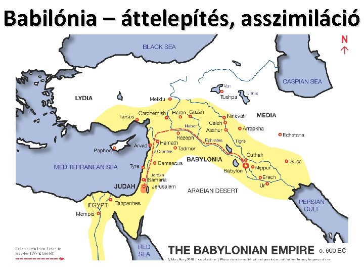 Babilónia – áttelepítés, asszimiláció 