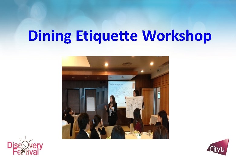 Dining Etiquette Workshop 