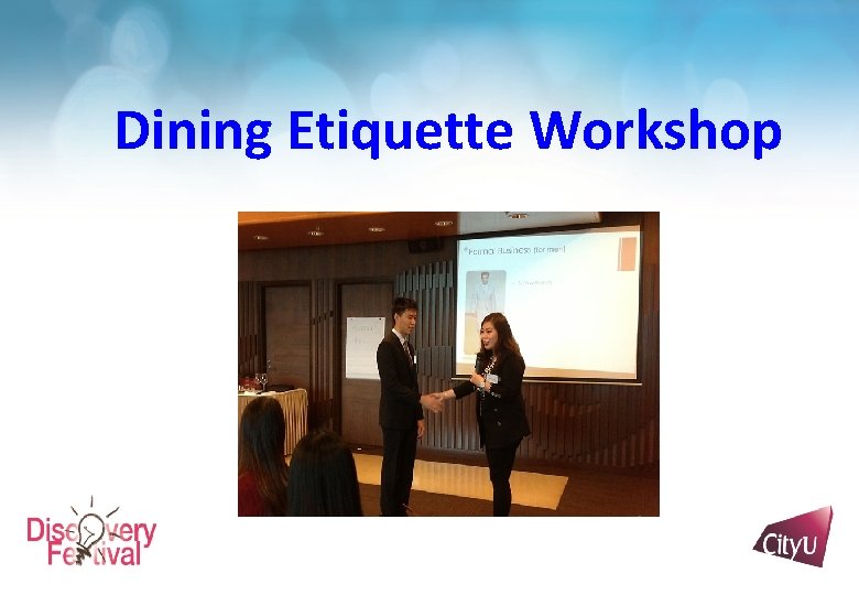Dining Etiquette Workshop 