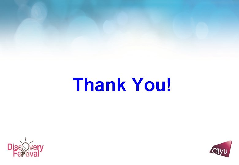 Thank You! 