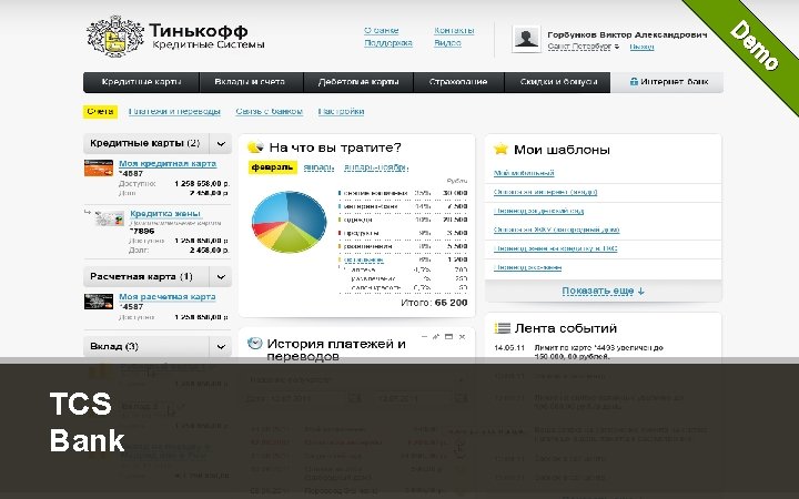 TCS Bank 11 o em D Customer Experience Solutions. Delivered. 