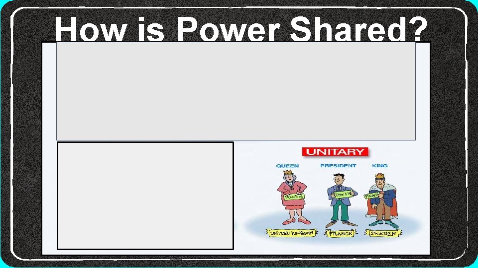 How is Power Shared? How is Power Shared?