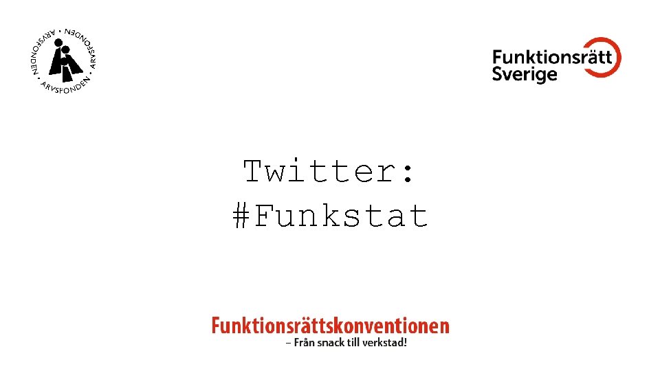 Twitter: #Funkstat 