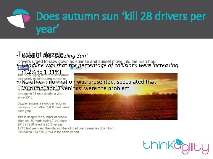 Does autumn sun ‘kill 28 drivers per year’ • Used CF 706 ‘Dazzling Sun’