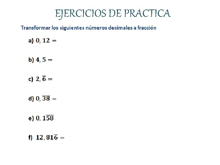 EJERCICIOS DE PRACTICA 