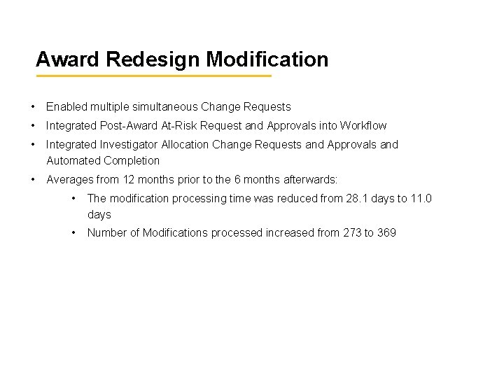 Change Management Update Research Operations December 2020 Agenda