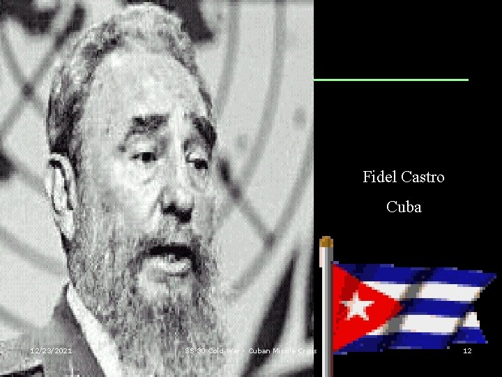 Fidel Castro Cuba 12/23/2021 SS 30 Cold War - Cuban Missile Crisis 12 