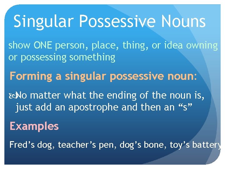 All about Nouns Definition Nouns are words that