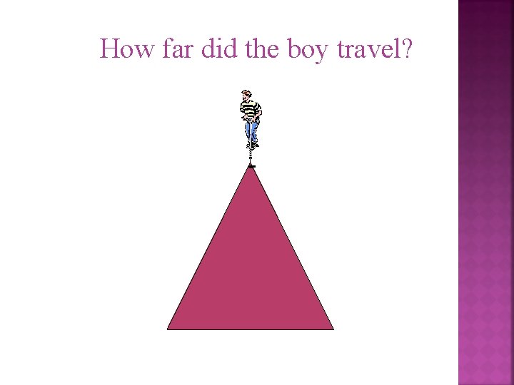 How far did the boy travel? 