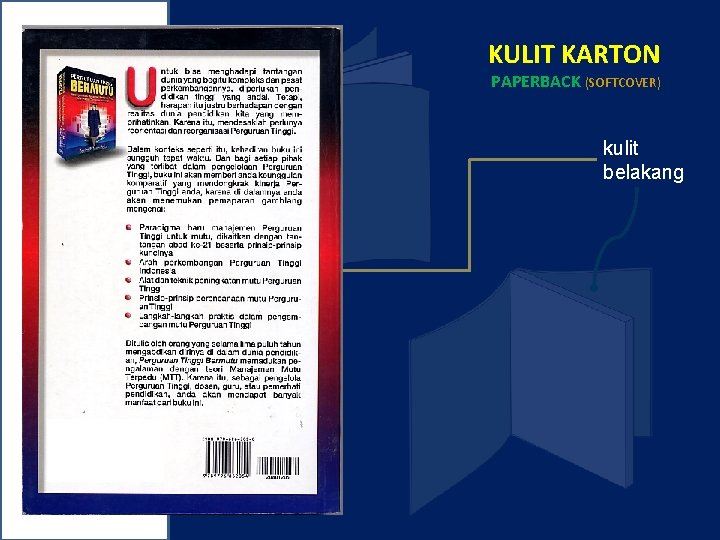 KULIT KARTON PAPERBACK (SOFTCOVER) PENERBIT DUMM Y PENULIS kulit belakang 