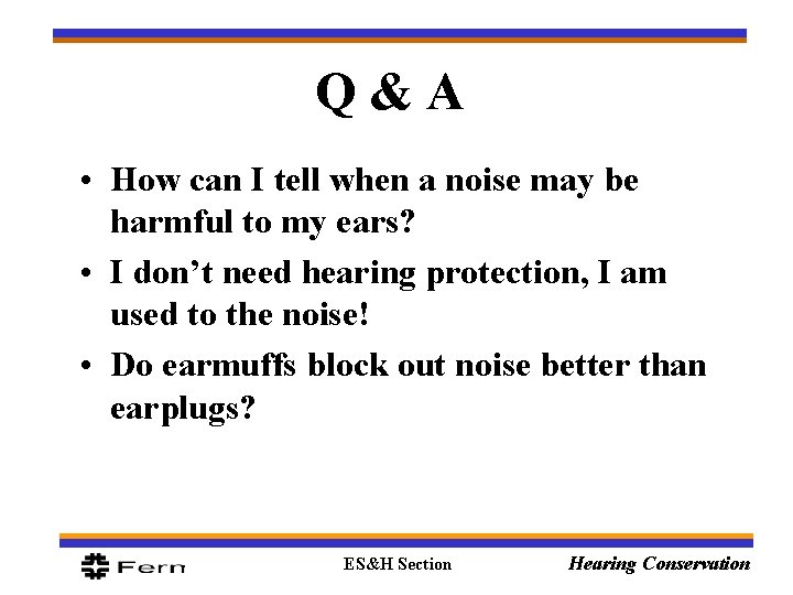 Q&A • How can I tell when a noise may be harmful to my