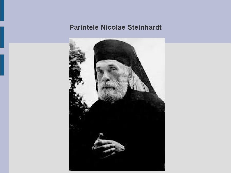 Parintele Nicolae Steinhardt 