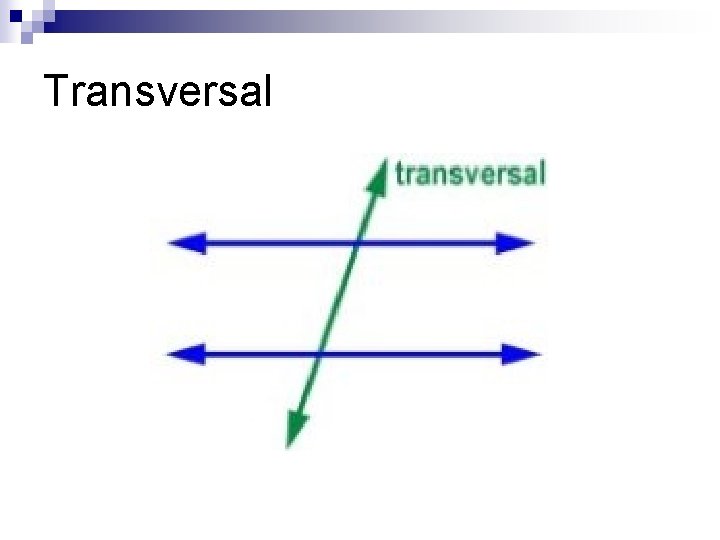 Transversal 
