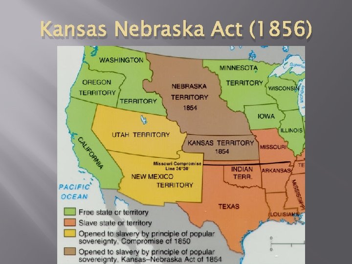 Kansas Nebraska Act (1856) 