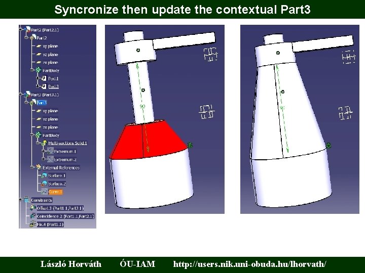 Syncronize then update the contextual Part 3 László Horváth ÓU-IAM http: //users. nik. uni-obuda.