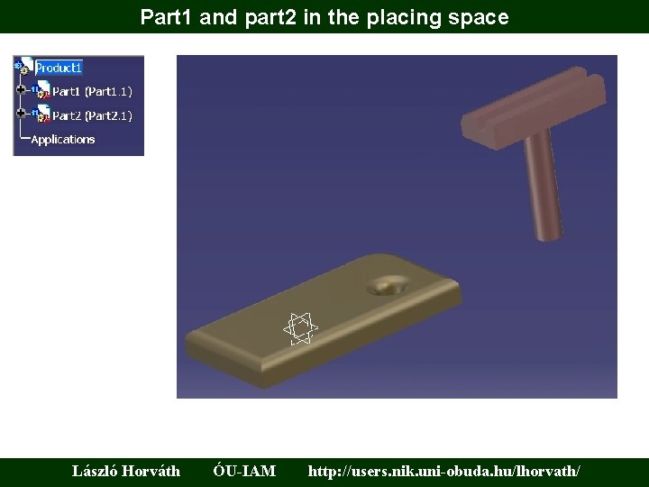 Part 1 and part 2 in the placing space László Horváth ÓU-IAM http: //users.