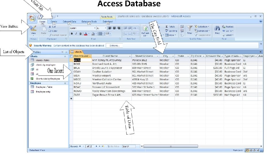 Access Database 
