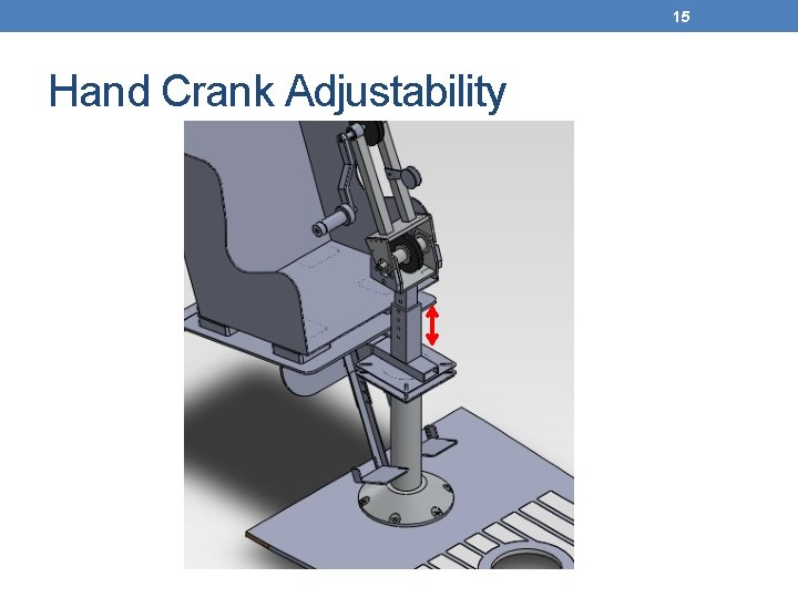 15 Hand Crank Adjustability 