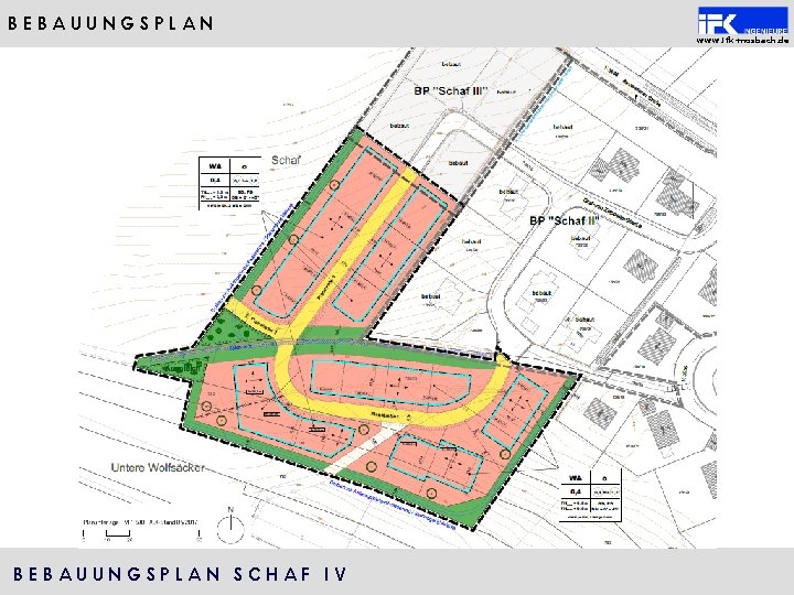 BEBAUUNGSPLAN www. ifk-mosbach. de BEBAUUNGSPLAN SCHAF IV 