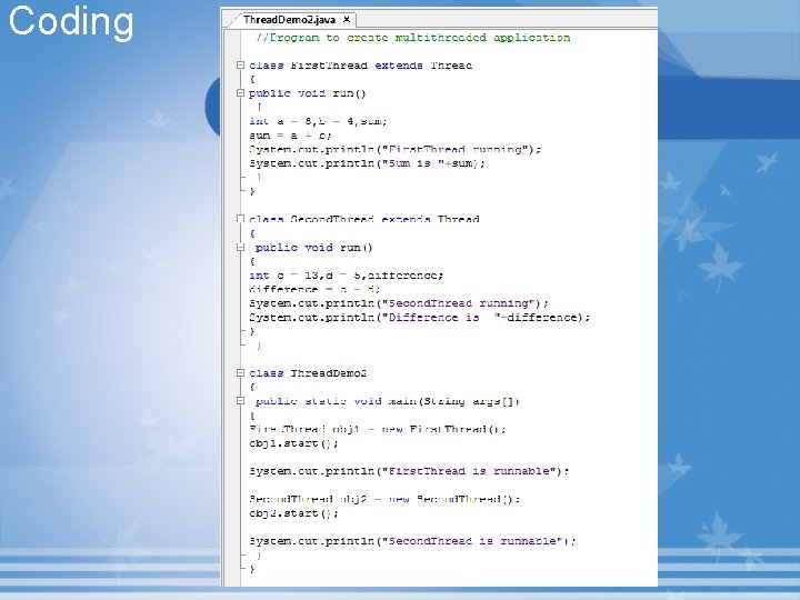 Coding 