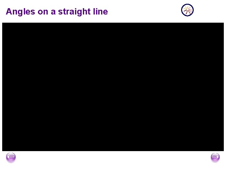 Angles on a straight line 