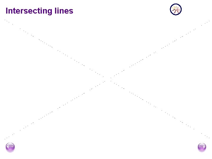 Intersecting lines 