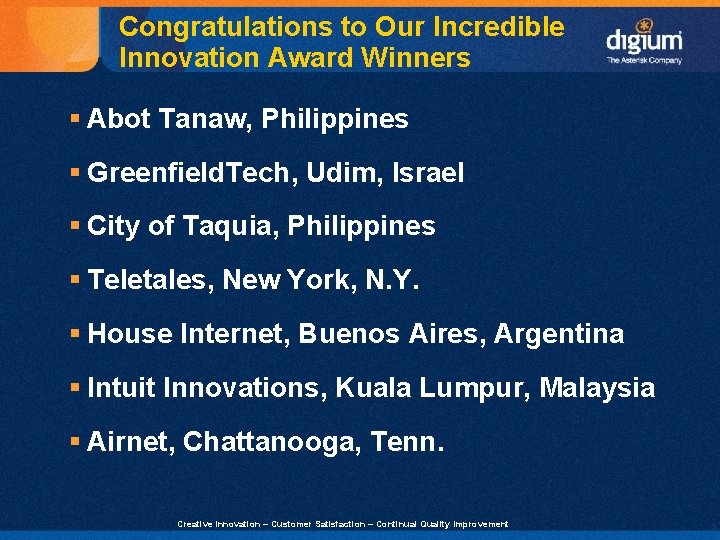 Congratulations to Our Incredible Innovation Award Winners § Abot Tanaw, Philippines § Greenfield. Tech,