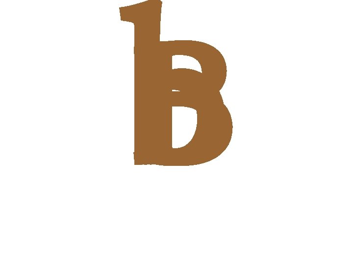 b. B 