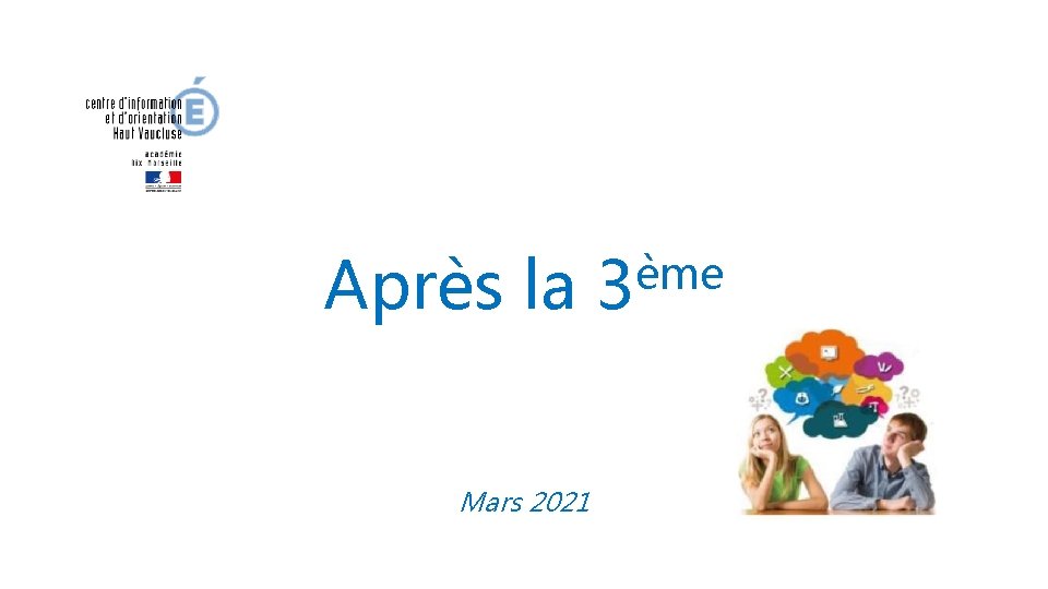 Après la Mars 2021 ème 3 