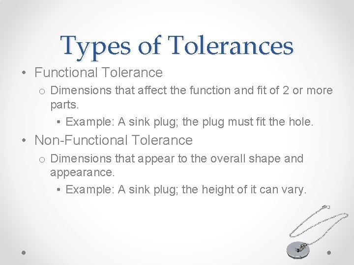 Dimensional Tolerances Exam Knowledge What are British Standards