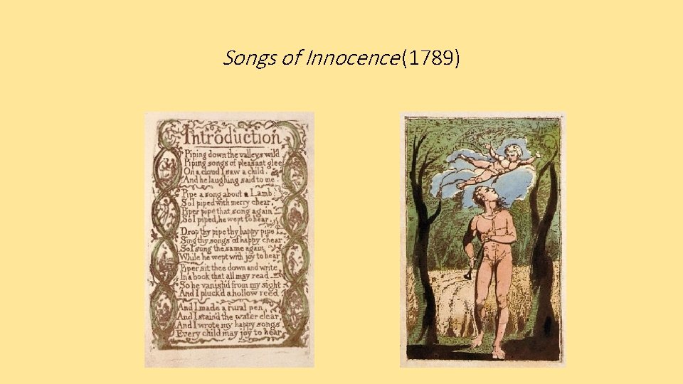 Songs of Innocence (1789) 