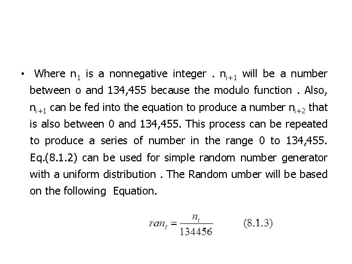  • Where n 1 is a nonnegative integer. ni+1 will be a number